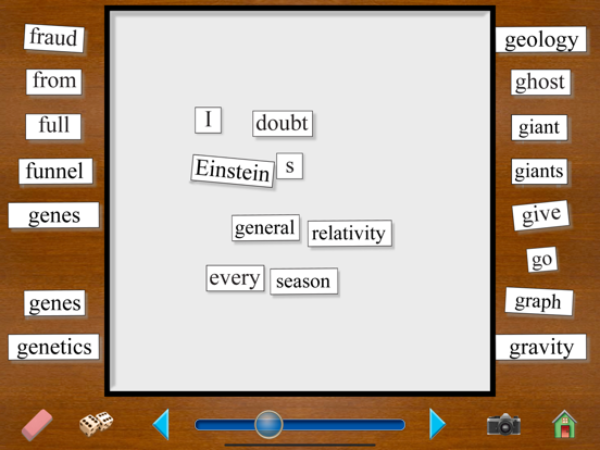 Word Magnets for Skeptics iPad screenshot 6 - Entertainment app
