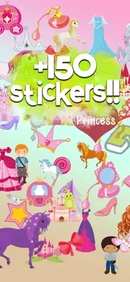 Game screenshot Fairytale Princess Stickers apk