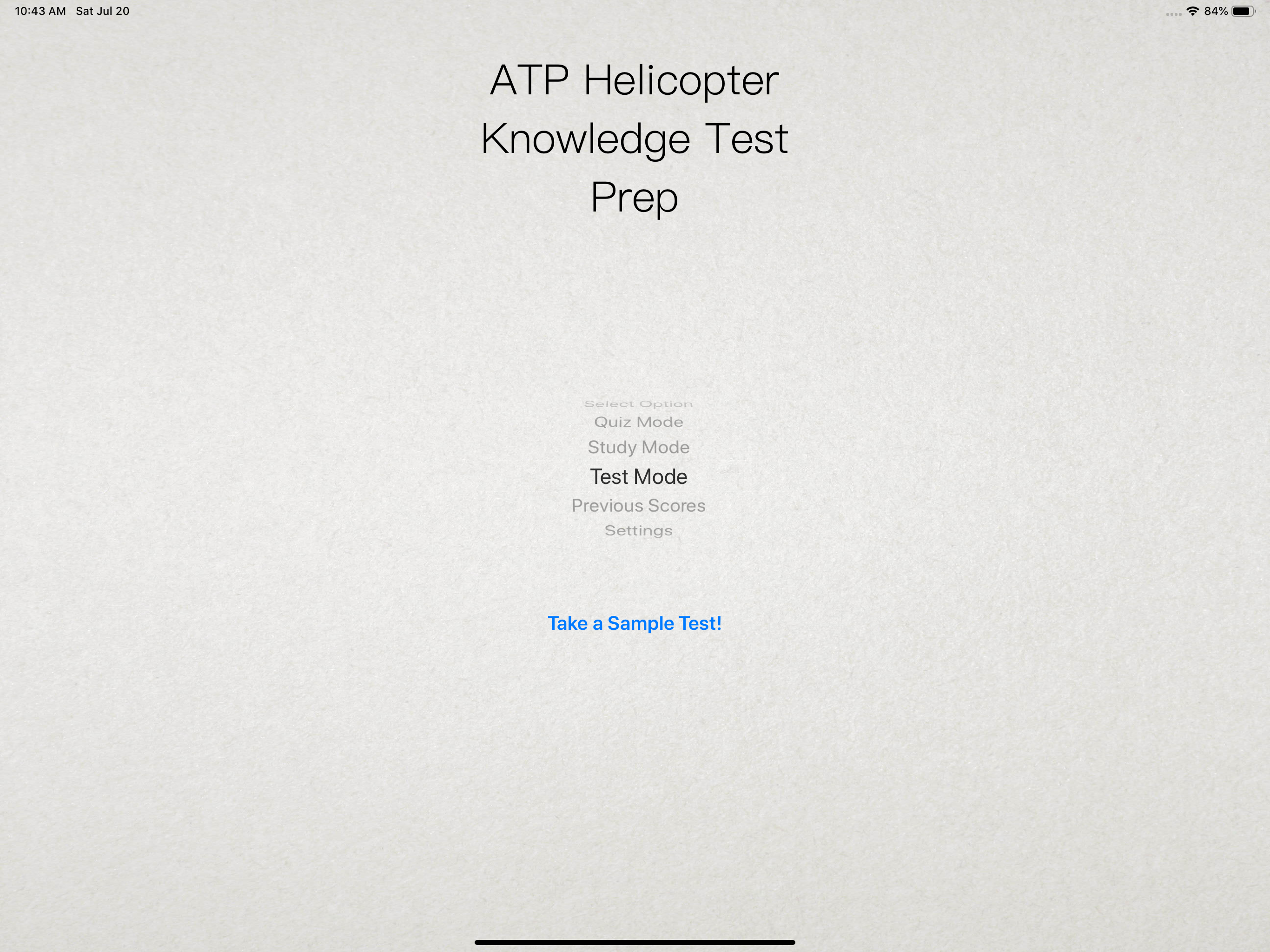 ATP Helicopter Test Prep
