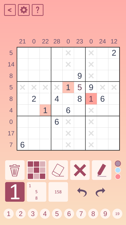 #2. Sandwich Sudoku (iOS) 由: Nick Carney