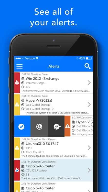 LogicMonitor Mobile Alerts