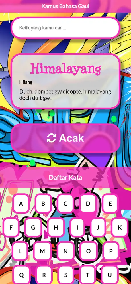 Kamus Bahasa Gaul Terbaru