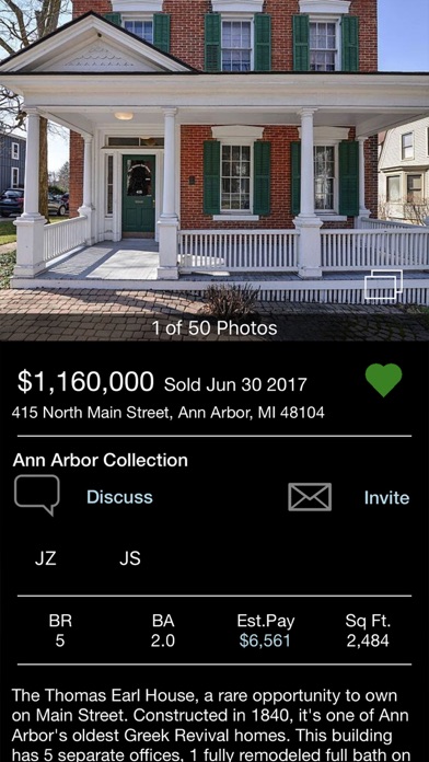 Michigan Real Estate Search Screenshot