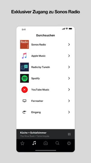 Screenshot von Sonos S1 Controller auf dem iPhone 2
