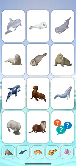 Game screenshot Карточки морских существ mod apk