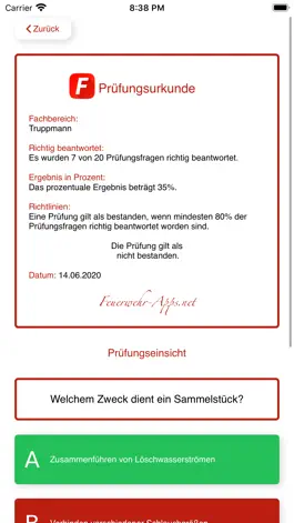 Game screenshot Feuerwehr Prüfungshilfe hack