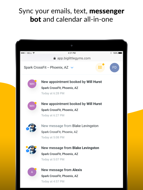 Gymnetics iPad screenshot 4 - Productivity app