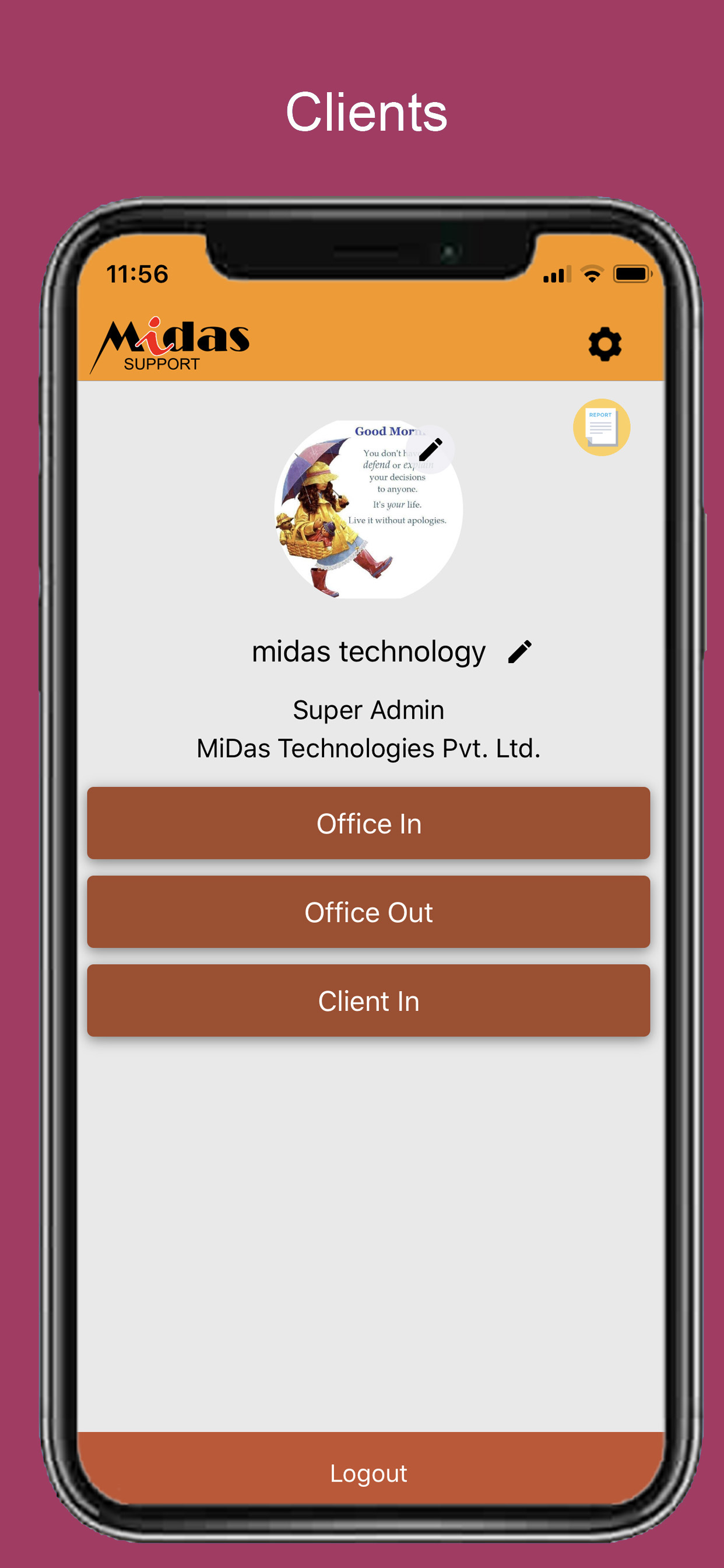 Midas Support
