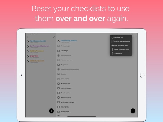 Screenshot #6 pour Check Check - Checklists