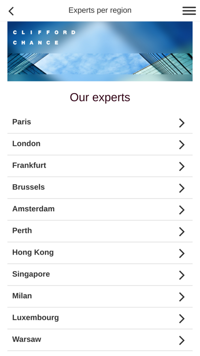 Screenshot #2 pour Clifford Chance Litigation
