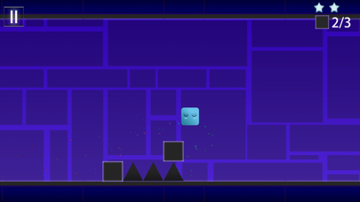 Bouncy Cube Action Puzzle Game iPhone screenshot