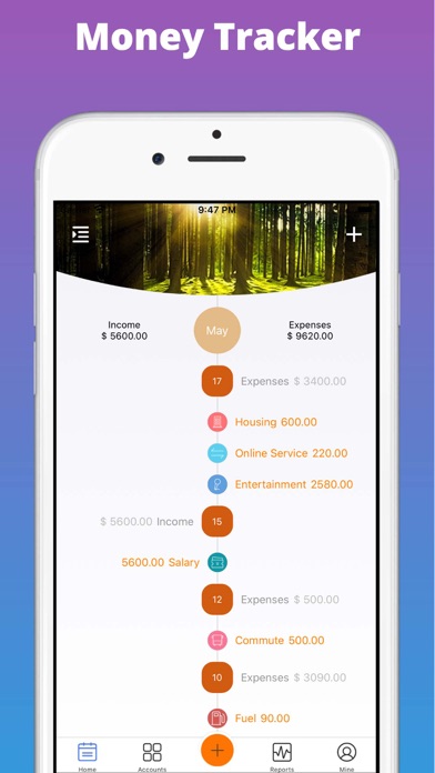 Screenshot #1 pour Money Tracker Plus