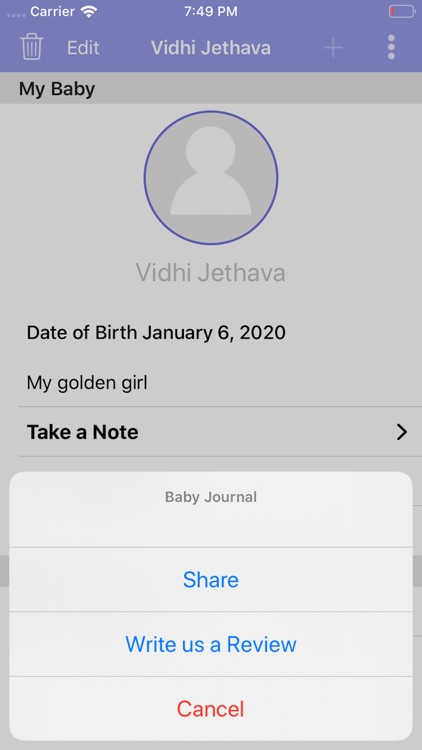 Baby : Journal screenshot-7