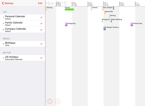 Screenshot #6 pour CoCoCal - Timeline Calendar