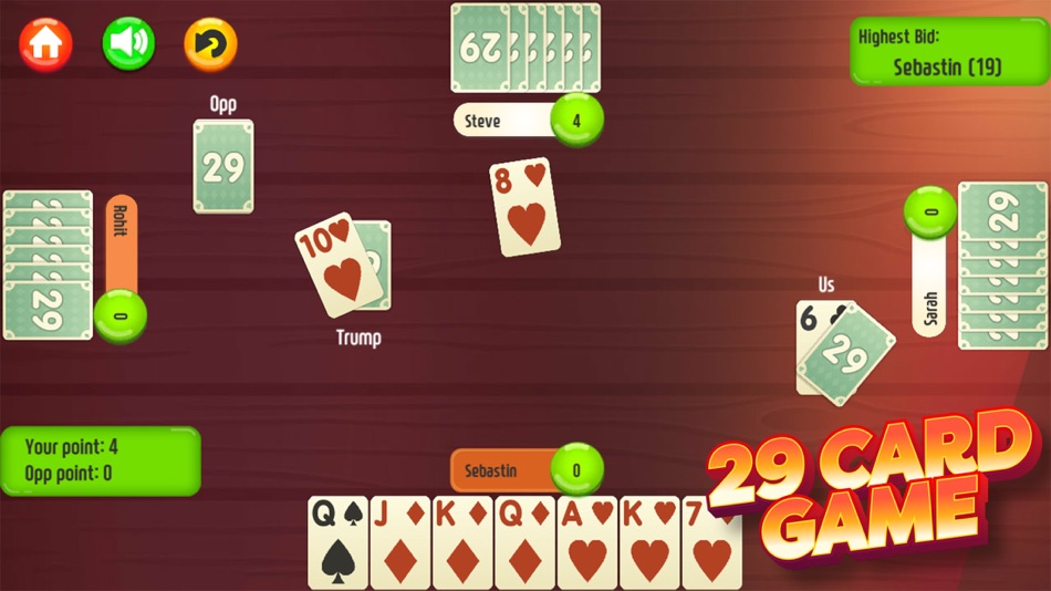 #3. 29 Card Game * PLUS (iOS) 由: Foes