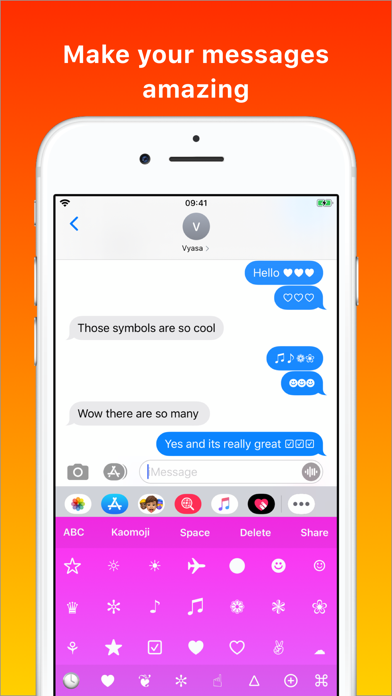 Symbol Board Keyboard & emoji screenshot 2