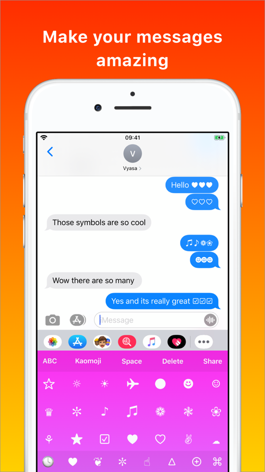 #2. Symbol Board Keyboard & emoji (iOS) 由: Vyasa