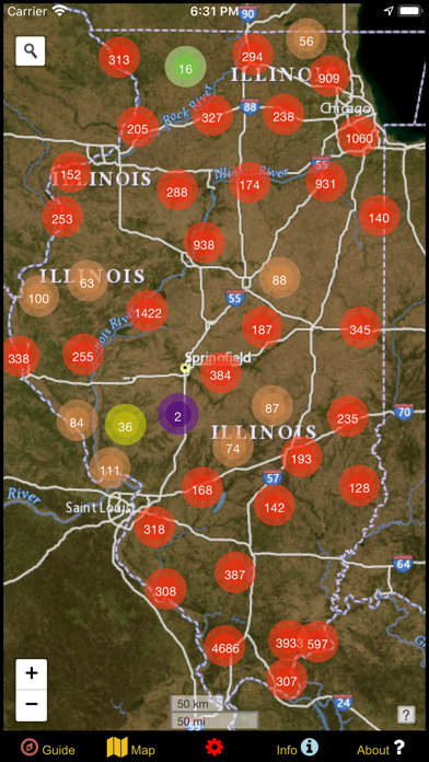 Screenshot #1 pour Illinois Mushroom Forager Map!