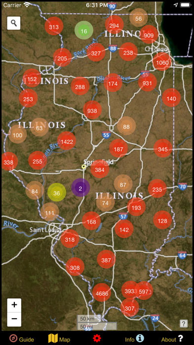 Illinois Mushroom Forager Map!のおすすめ画像1