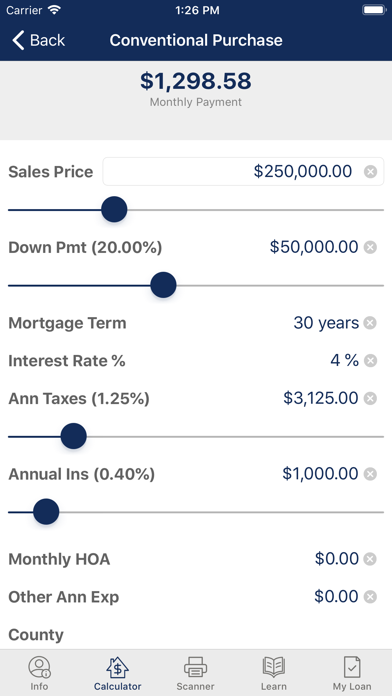 Highlands Residential Mortgage Screenshot