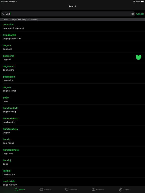 Screenshot #4 pour Esperanto
