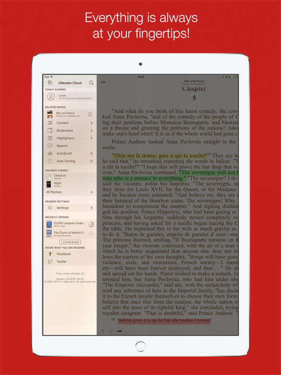 Screenshot #2 for i2Reader Cloud