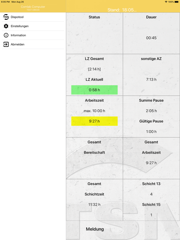 Screenshot #4 pour TSN Dispotool