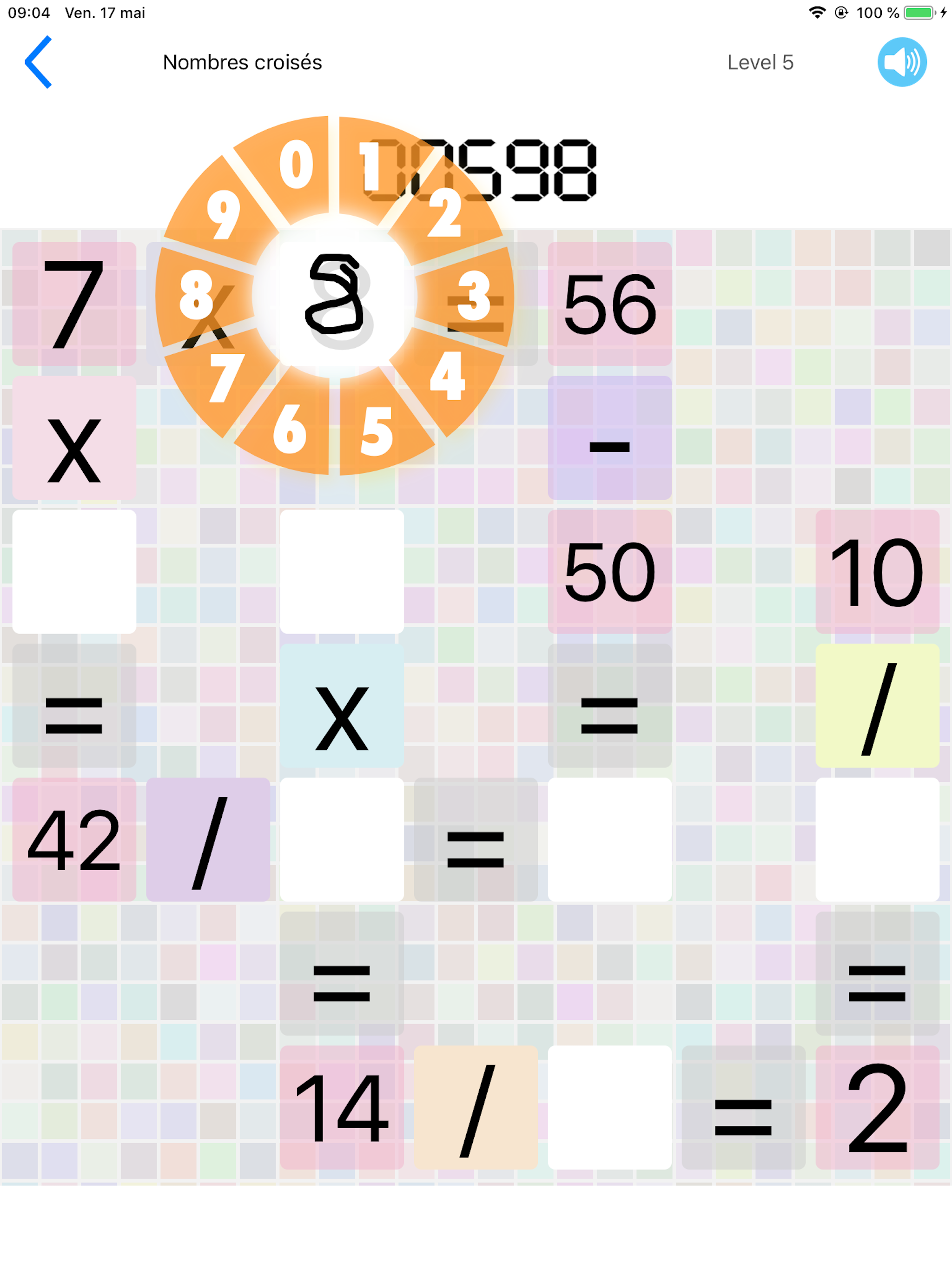 Cross Number for children screenshot 2