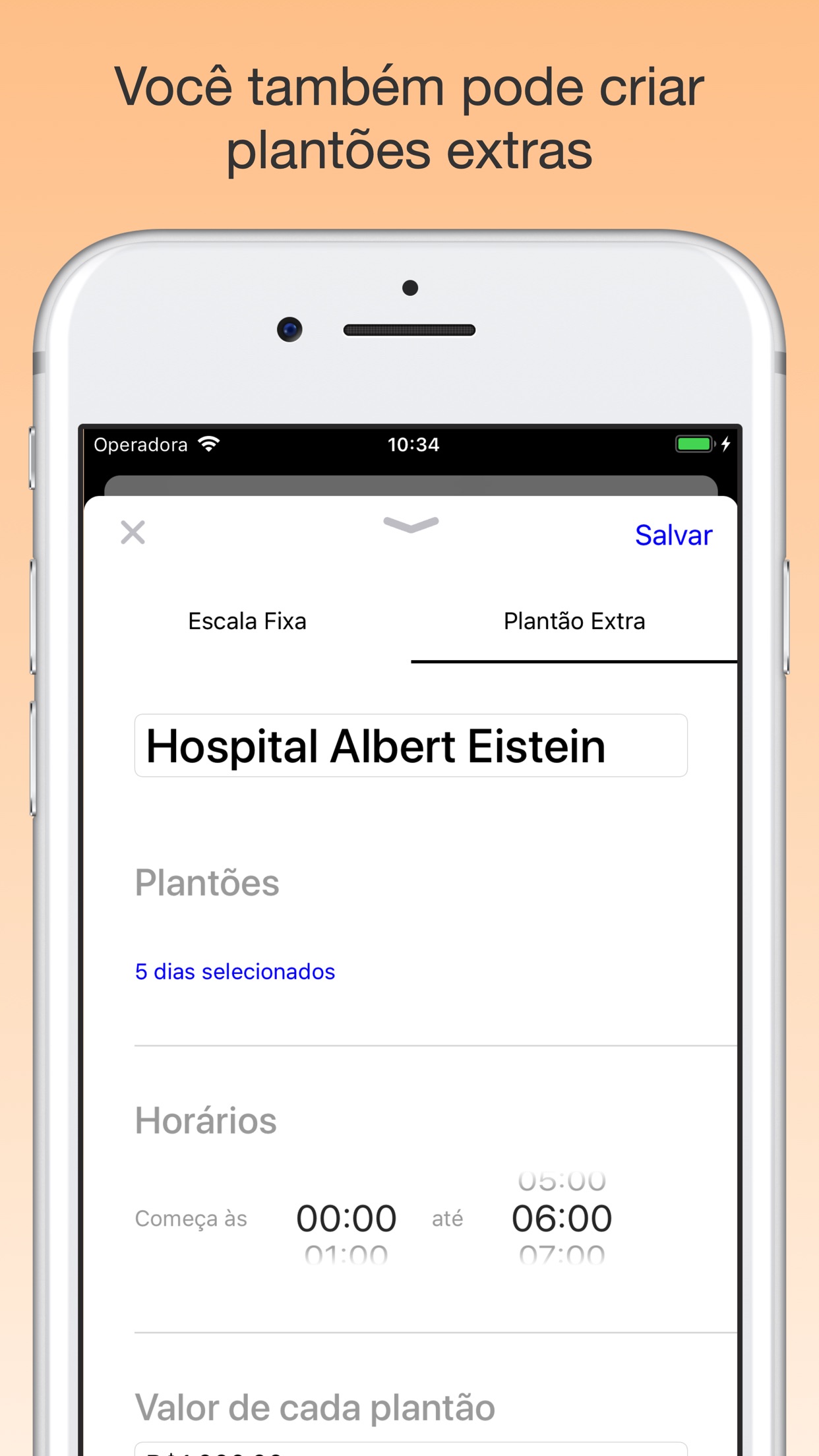 Screenshot do app Plantão Escala - Agenda Fácil