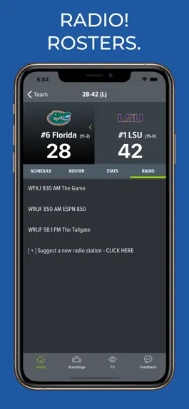 Game screenshot Florida Football Schedules apk