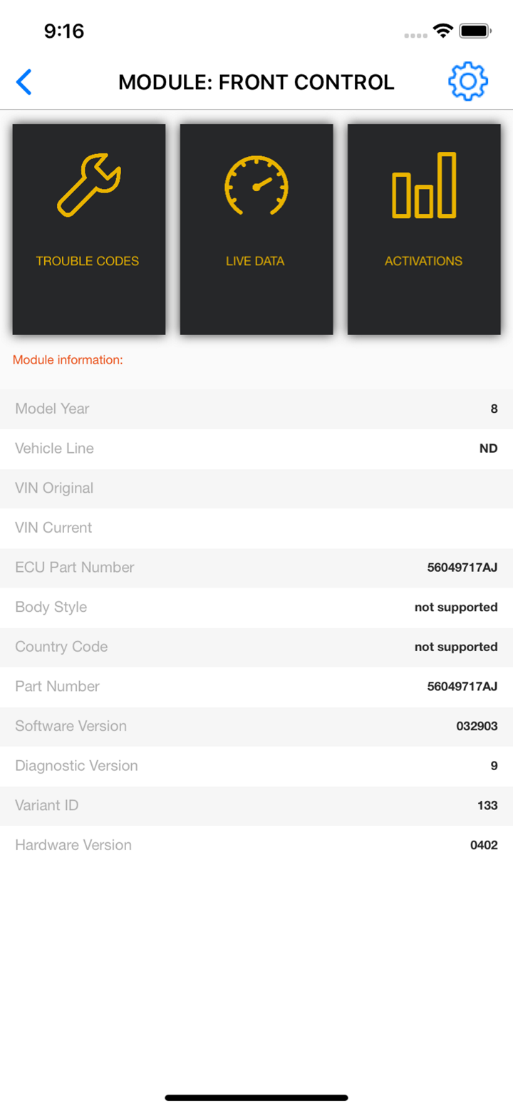 OBD JScan screenshot 5