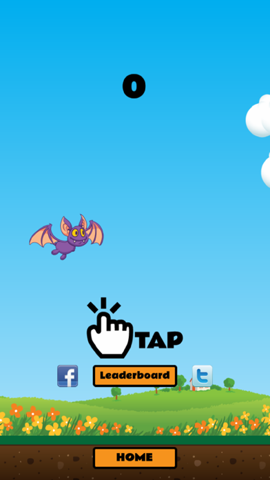 Flappy Fruit Bat Gameのおすすめ画像1