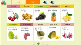 Game screenshot LearnChinese-fruit apk