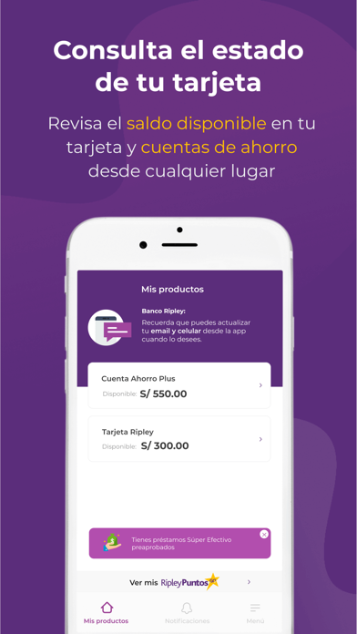 Banco Ripley Perú screenshot 4