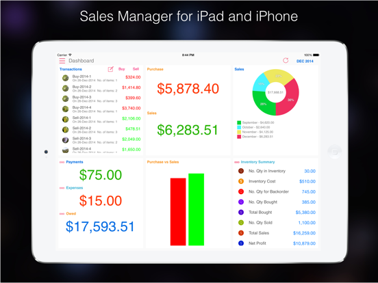 Screenshot #4 pour Sales Manager Sales Management