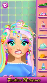 rainbow princess hair salon iphone screenshot 4