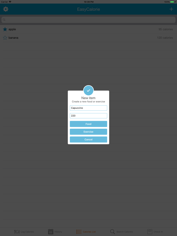 Screenshot #6 pour Easy Calorie - Calorie Tracker