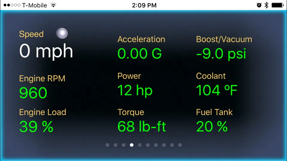 Captura de pantalla de Engine Link LE en iPhone 5