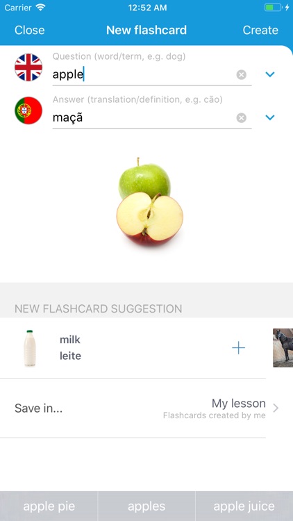 Learn Portuguese: VocApp Vocab screenshot-4