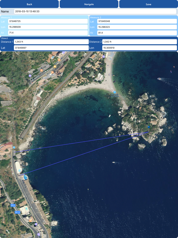 Screenshot #5 pour Geo Range Finder