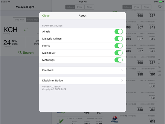 Screenshot #5 pour Malaysia Flight