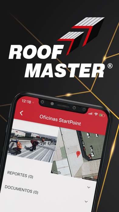 RoofMaster app screenshot