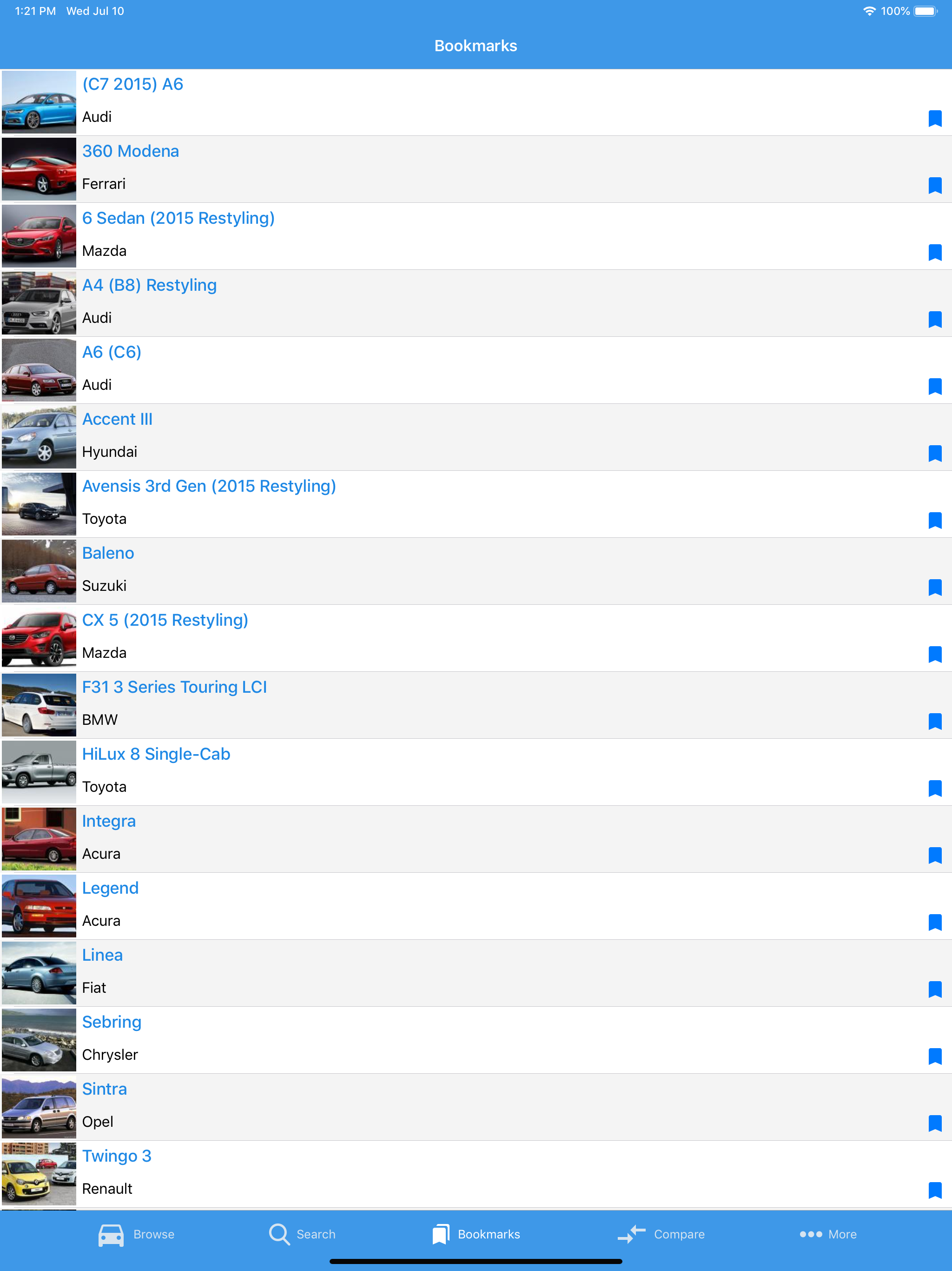 Cars Database