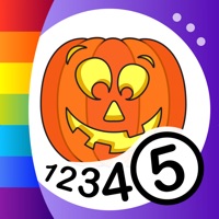 Contact Color by Numbers - Halloween