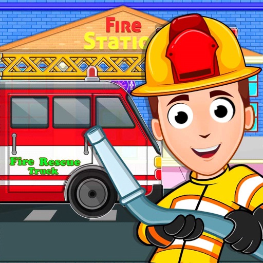 Pretend City Firefighter Life iOS App