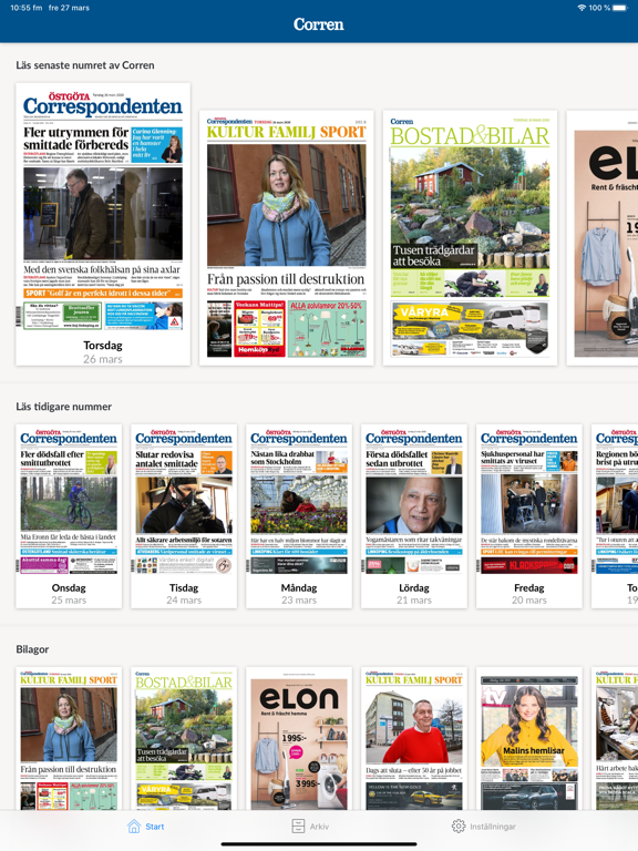 Screenshot #4 pour E-tidning Corren