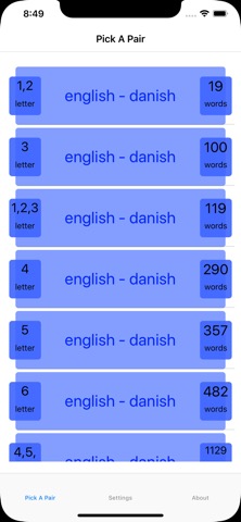 PickAPair Danish - Englishのおすすめ画像1