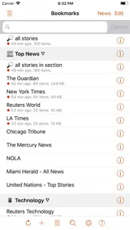 speak news - rss news reader iphone screenshot 1