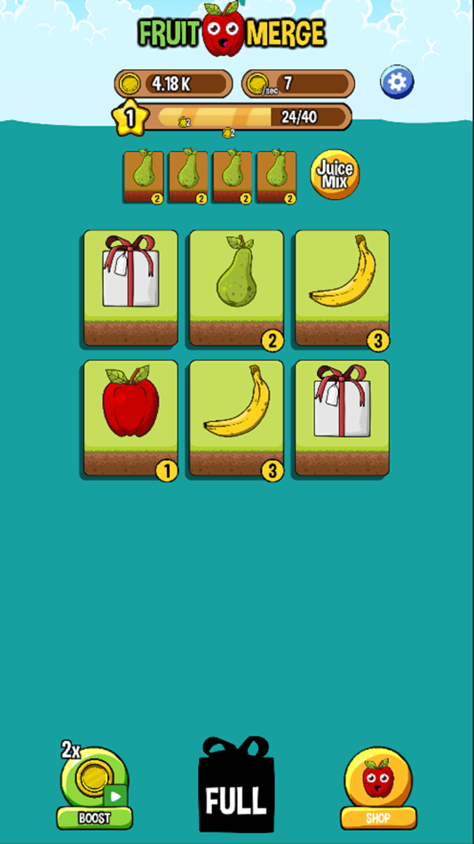 #1. Fruit Merge (iOS) 由: Marco Carloni