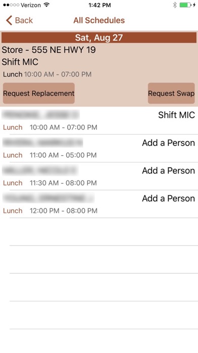 SmartLynX ScheduleIn Screenshot